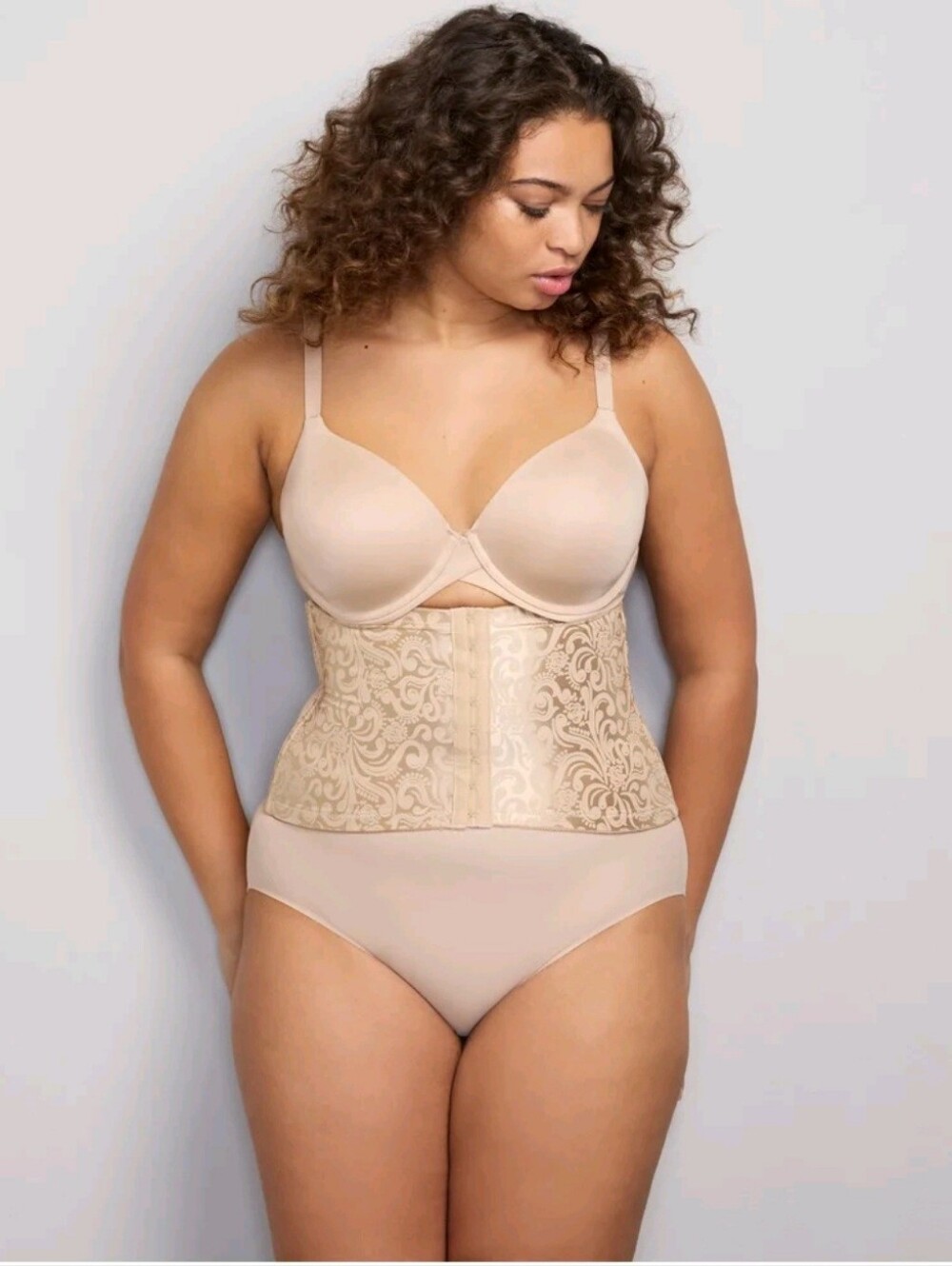 Cupid Intimates Extra Firm Waist Cincher Style #5167 size medium